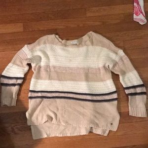 Striped knit sweater